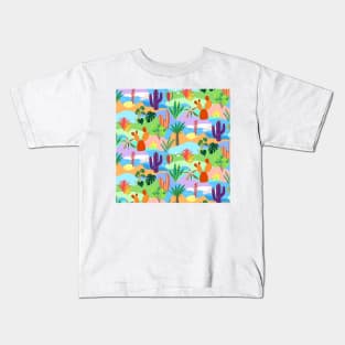 Succulents Pattern Kids T-Shirt